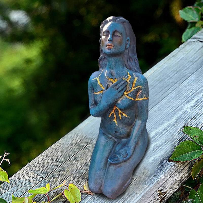 Resin Abstract Healing Goddess Sculpture