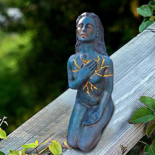Resin Abstract Healing Goddess Sculpture