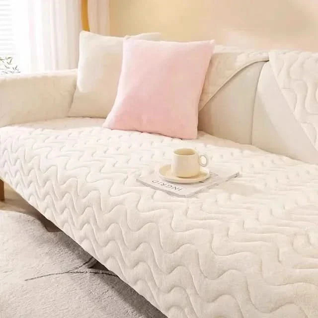 Waterproof Slip-Resistant Sofa Cover in Premium Polyester