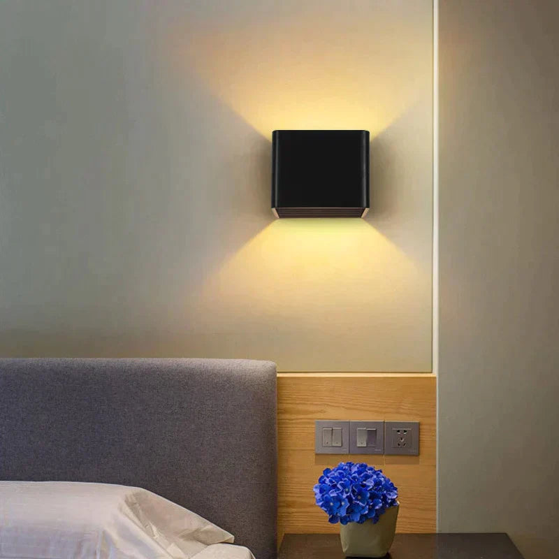 Rechargeable Wireless Wall Lamp with Motion Sensor and Adjustable Dual Lighting