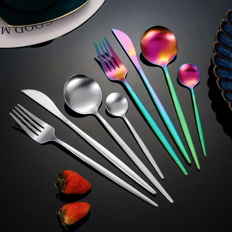 30-Piece Stainless Steel Cutlery Set