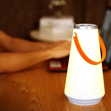 Industrial Touch Table Lamp with LED Light
