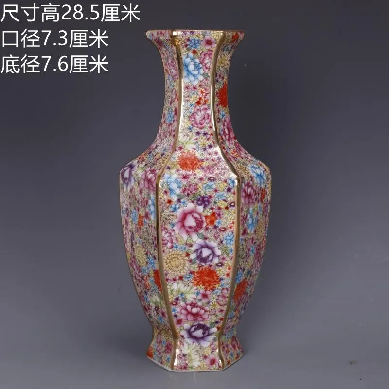 Antique Royal Chinese Porcelain Floral Vase 6-10 Inch