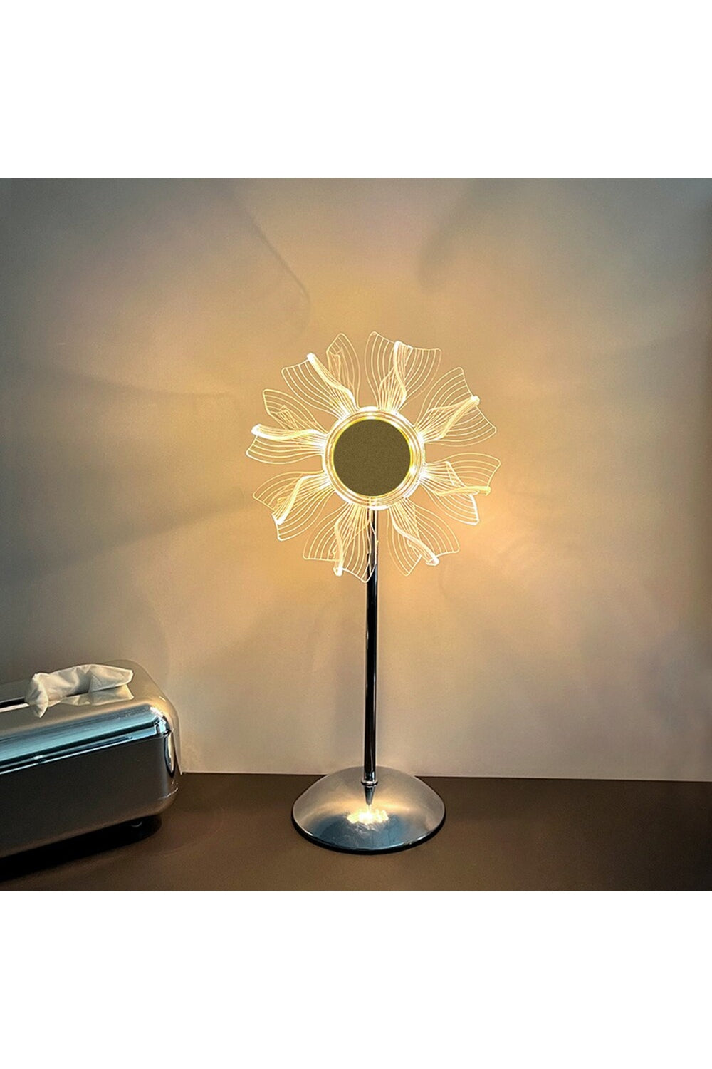 Rainbow Projector Night Light - Steel Design