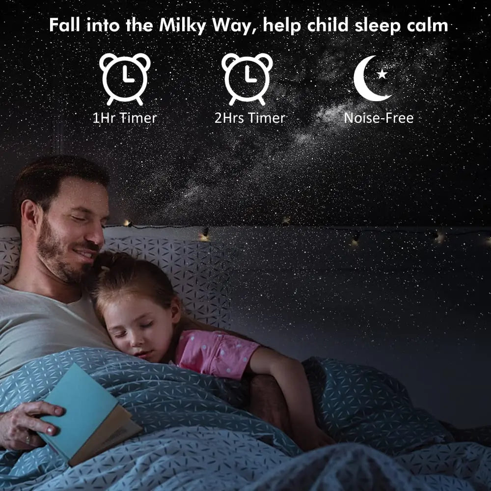 13-in-1 HD Star Projector Night Light with Rotating Galaxy and Nebula Effects