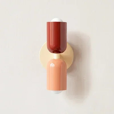 Modern Cream Double Head LED Wall Lamp
