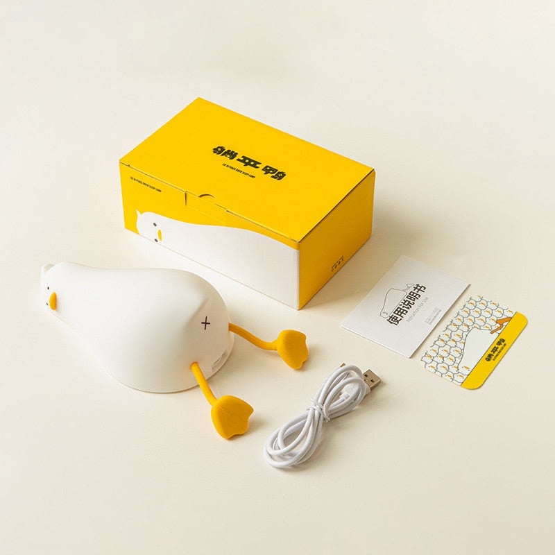 Duck LED Night Light - USB Rechargeable Cozy Lamp
