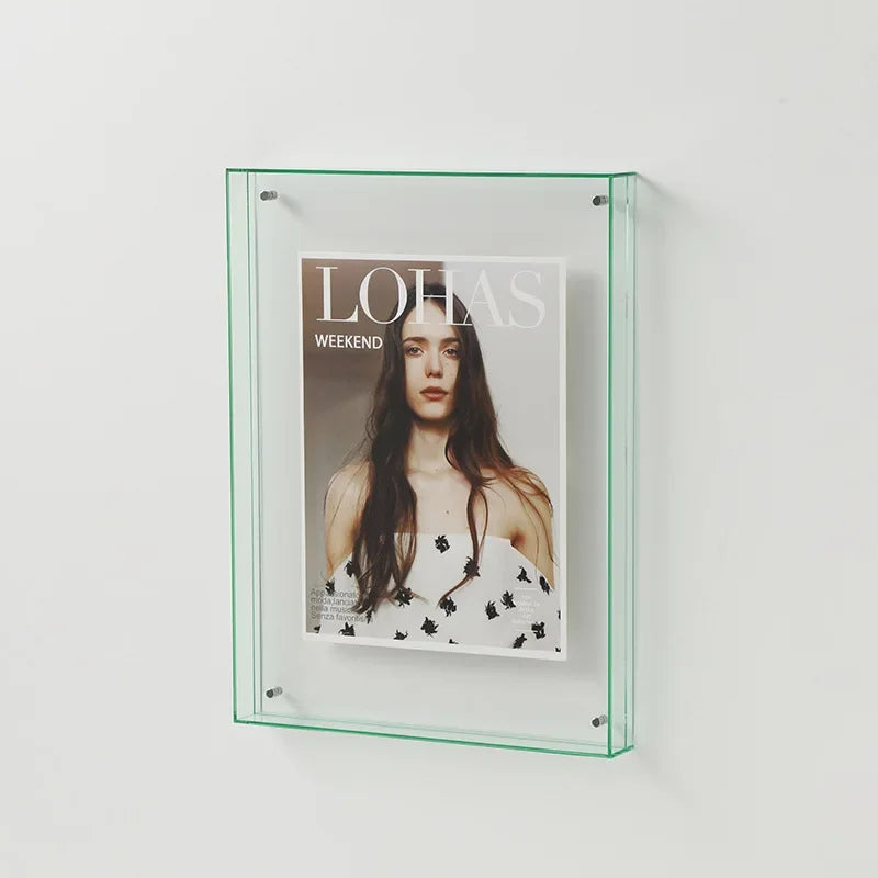 Double-Sided Acrylic Photo Frame for Two Pictures