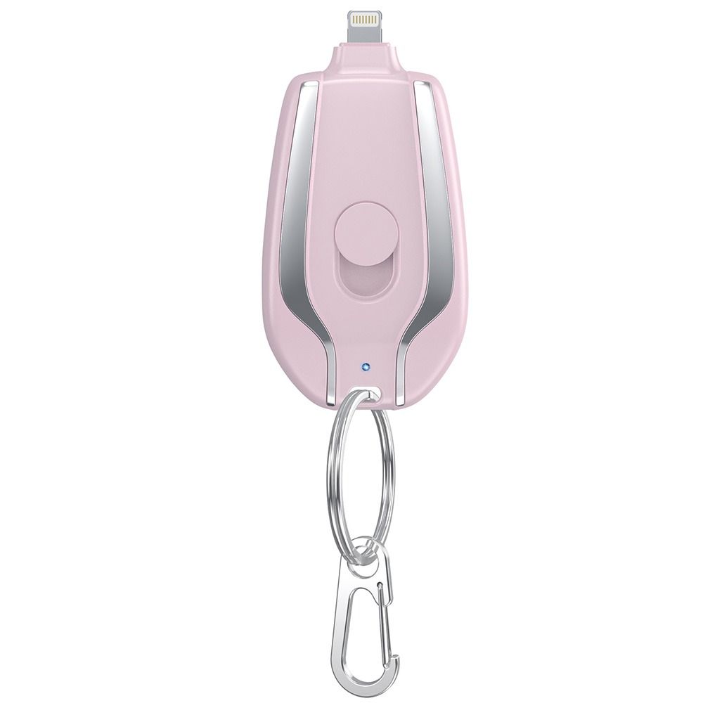 Mini Portable 1500mAh Power Bank Charger with Carabiner Clip