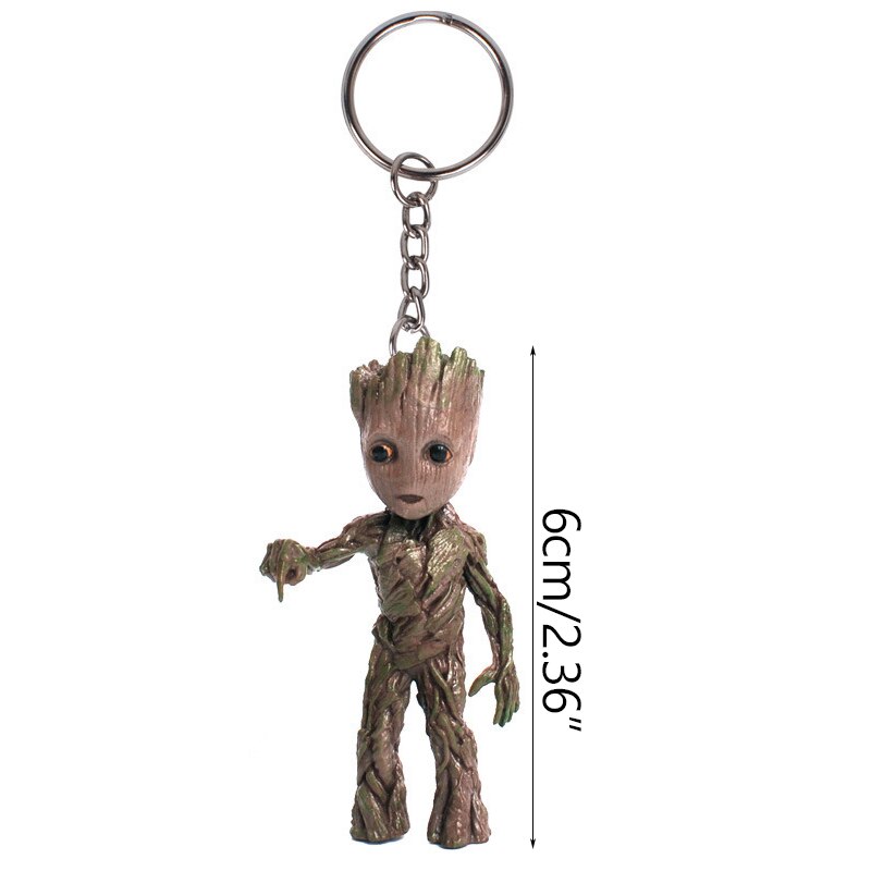 Miniature Groot Figure - Playful Resin Office Decoration