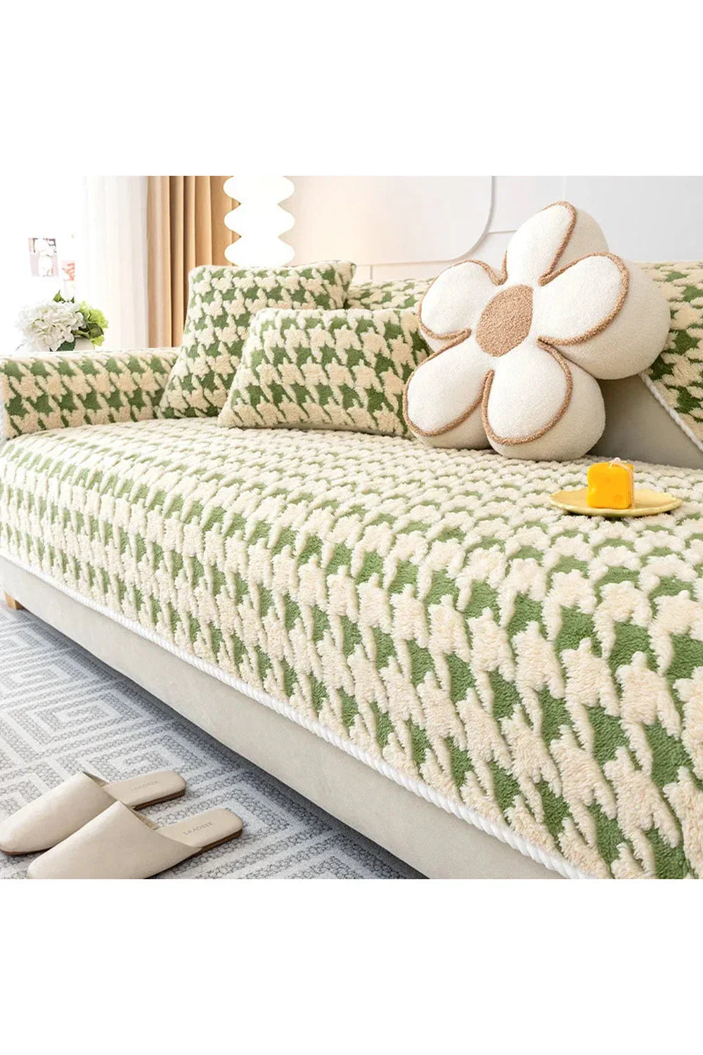 Velvet Polyester Sofa Cover