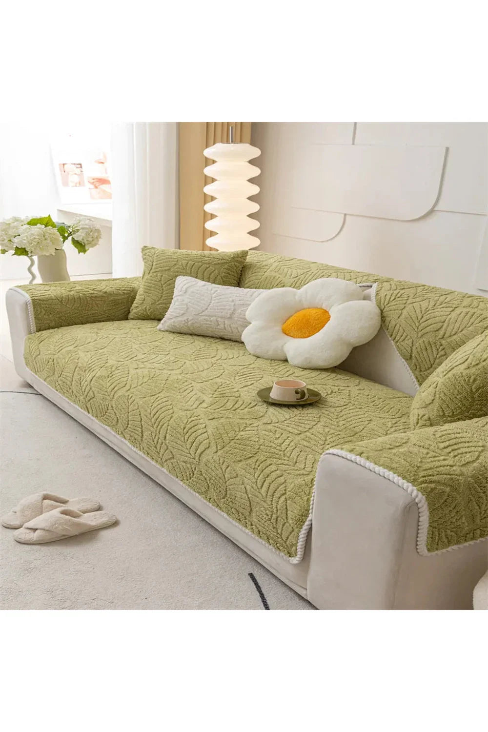 Nordic Aesthetic Polyester Sofa Cover