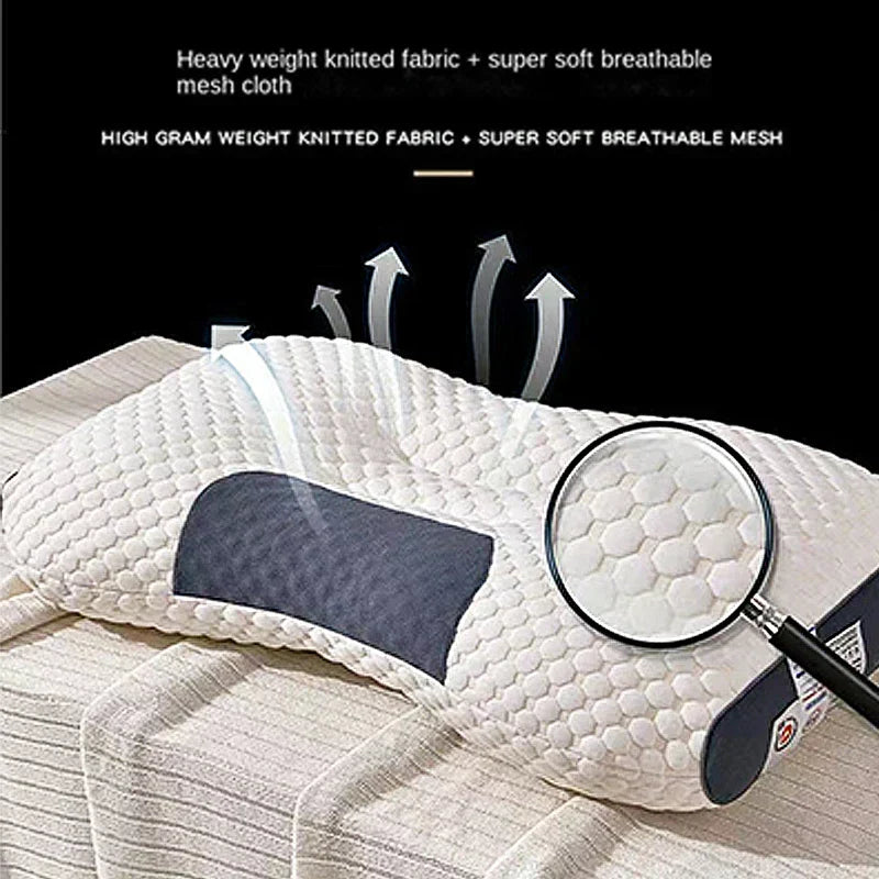 Orthopedic Reverse Traction Neck Pillow for Cervical Support 19 x 29 inch