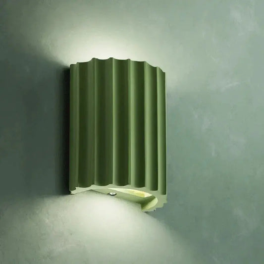 Contemporary Resin Wall Lamp with LED Lighting