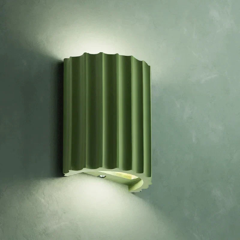Resin Wall Lamp with LED Light for Cozy Atmosphere