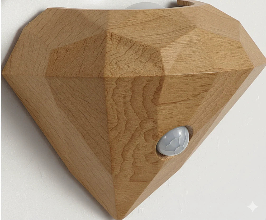 Dimmable Motion-Sensing Diamond Wall Lamp