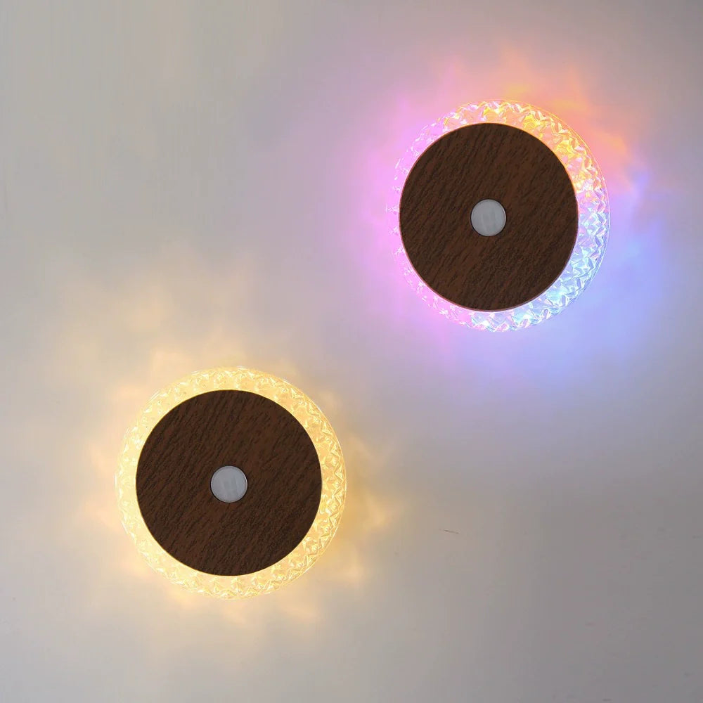 Rechargeable Motion-Sensing Wall Lamp - Modern Bedside Ambient Light