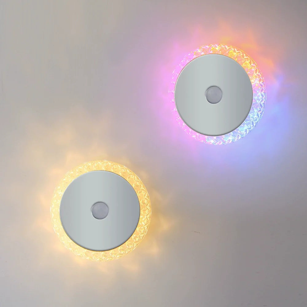 Rechargeable Motion-Sensing Wall Lamp - Modern Bedside Ambient Light