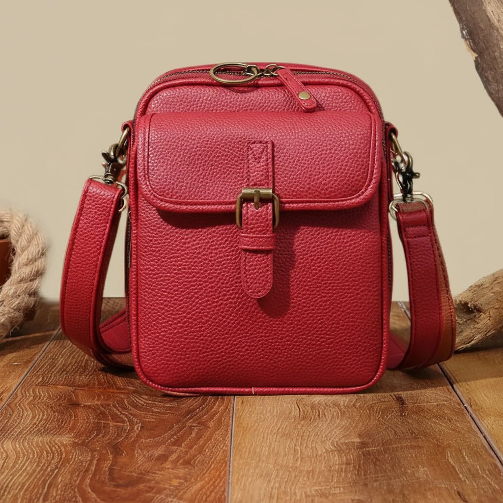 Compact Anti-Theft Crossbody Bag with Adjustable Strap