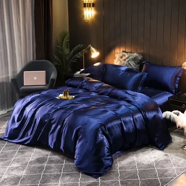 100% Silk Duvet Cover - Luxurious Breathable Comfort