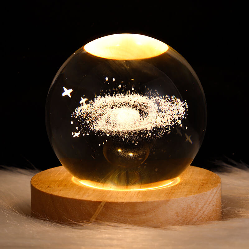 Crystal Star System USB LED Night Light Table Lamp