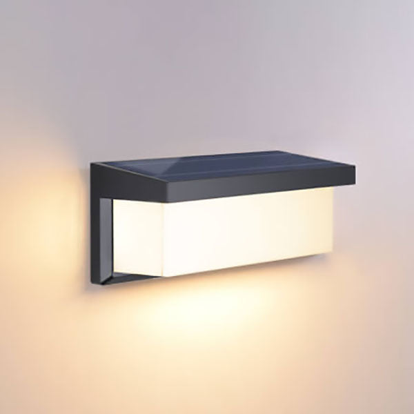 Modern Minimalist Solar LED Outdoor Wall Light
