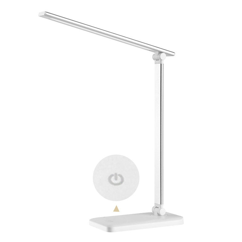 Minimalist Foldable USB LED Desk Lamp in Silver or Black