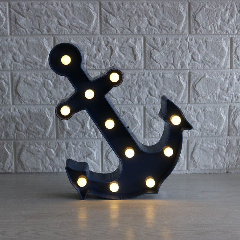 Scandinavian Modern LED Wall Sconce Lamp in Blue or Red