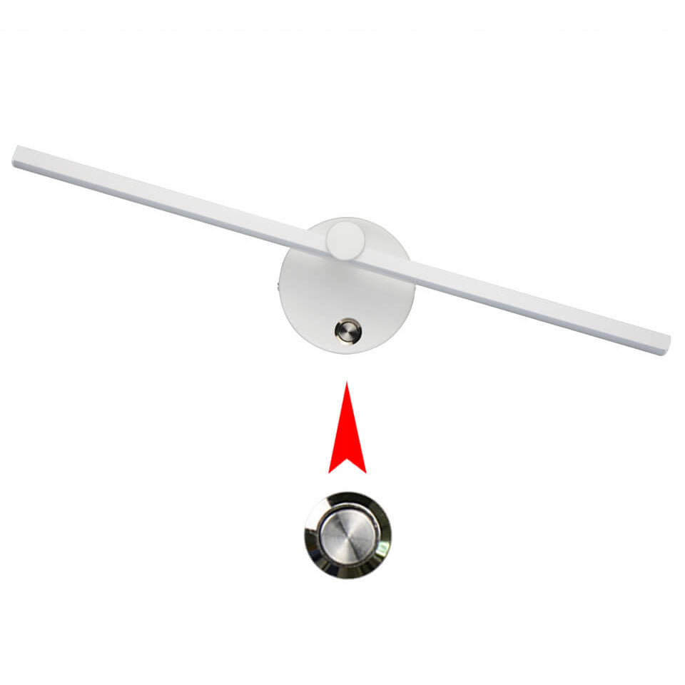Aluminium Modern Wall Light with Integrated LED - Black, White, Gold Options