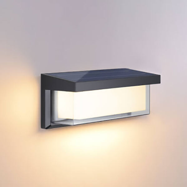Modern Minimalist Solar LED Outdoor Wall Light