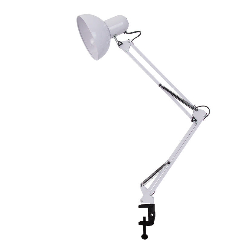 Modern Minimalist Retractable Table Lamp with Clip and Long Arm