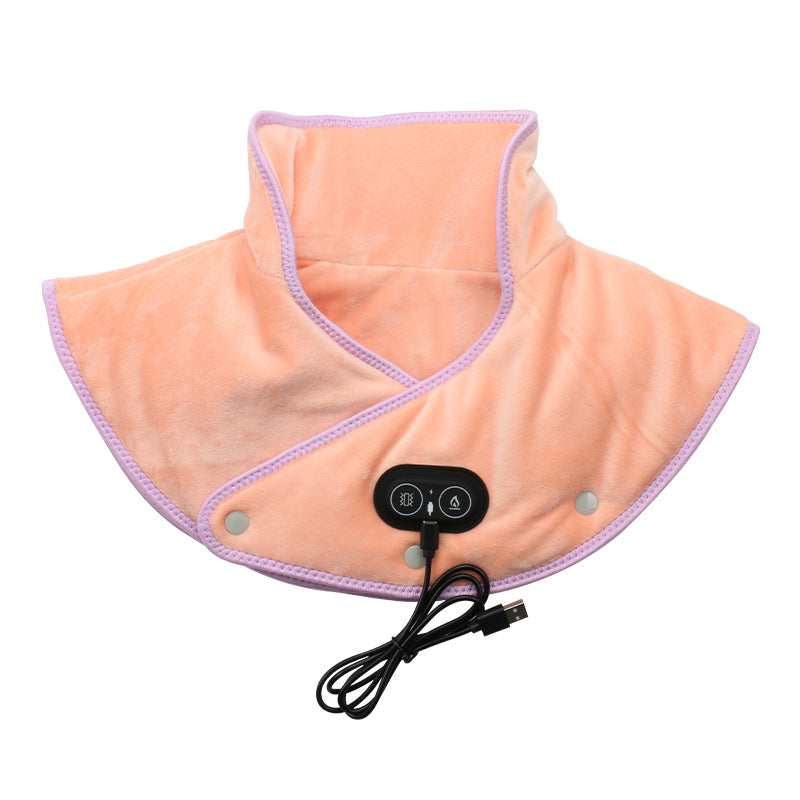 Electric Neck and Shoulder Heating Pad with Vibration Massage