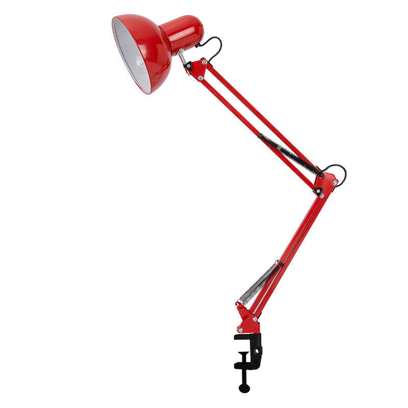 Modern Minimalist Retractable Table Lamp with Clip and Long Arm