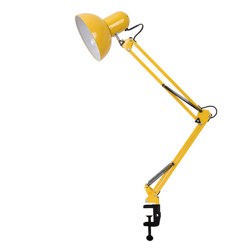Modern Minimalist Retractable Table Lamp with Clip and Long Arm