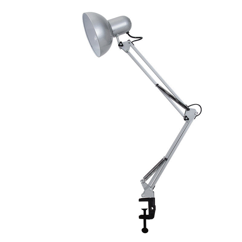 Modern Minimalist Retractable Table Lamp with Clip and Long Arm
