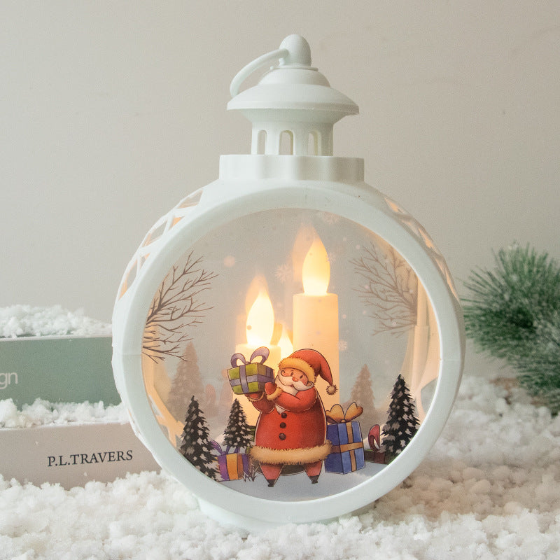 Vintage Round Portable Night Light Ornament