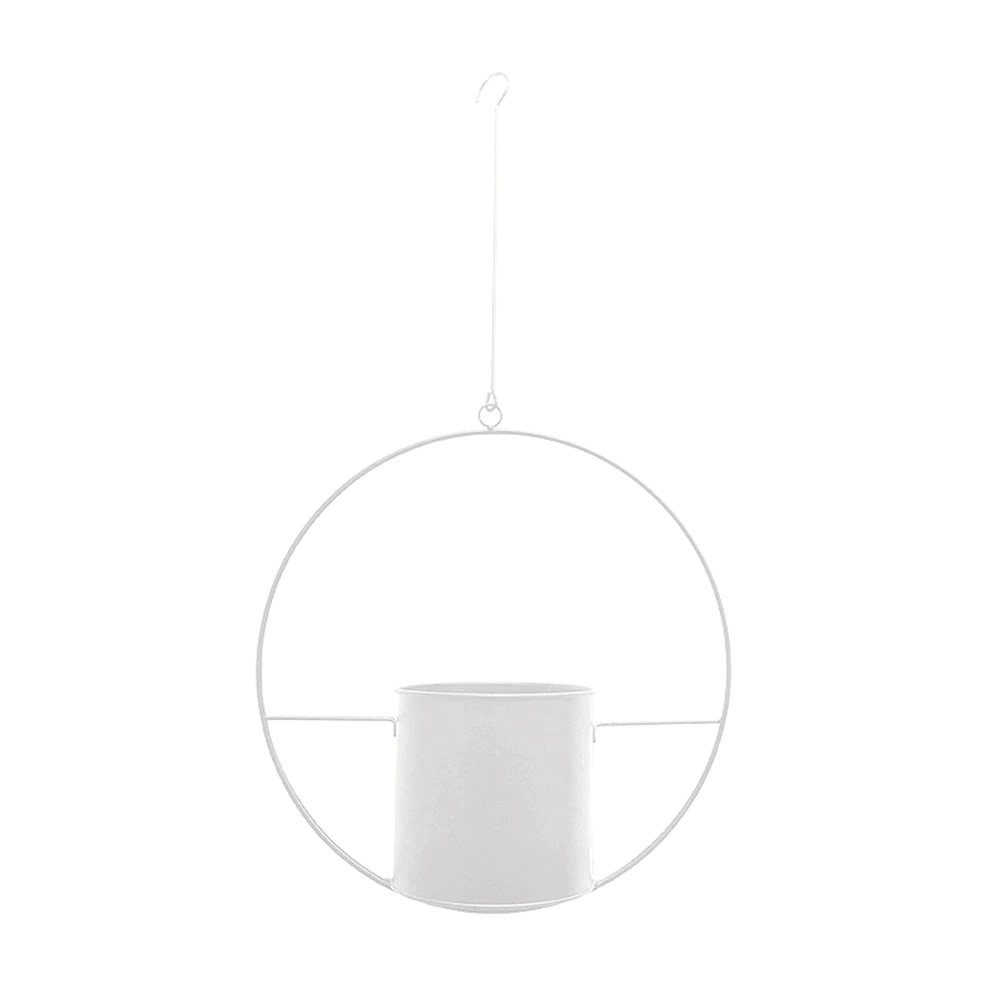 Luxury Modern Hanging Planters in Geometric Iron Design