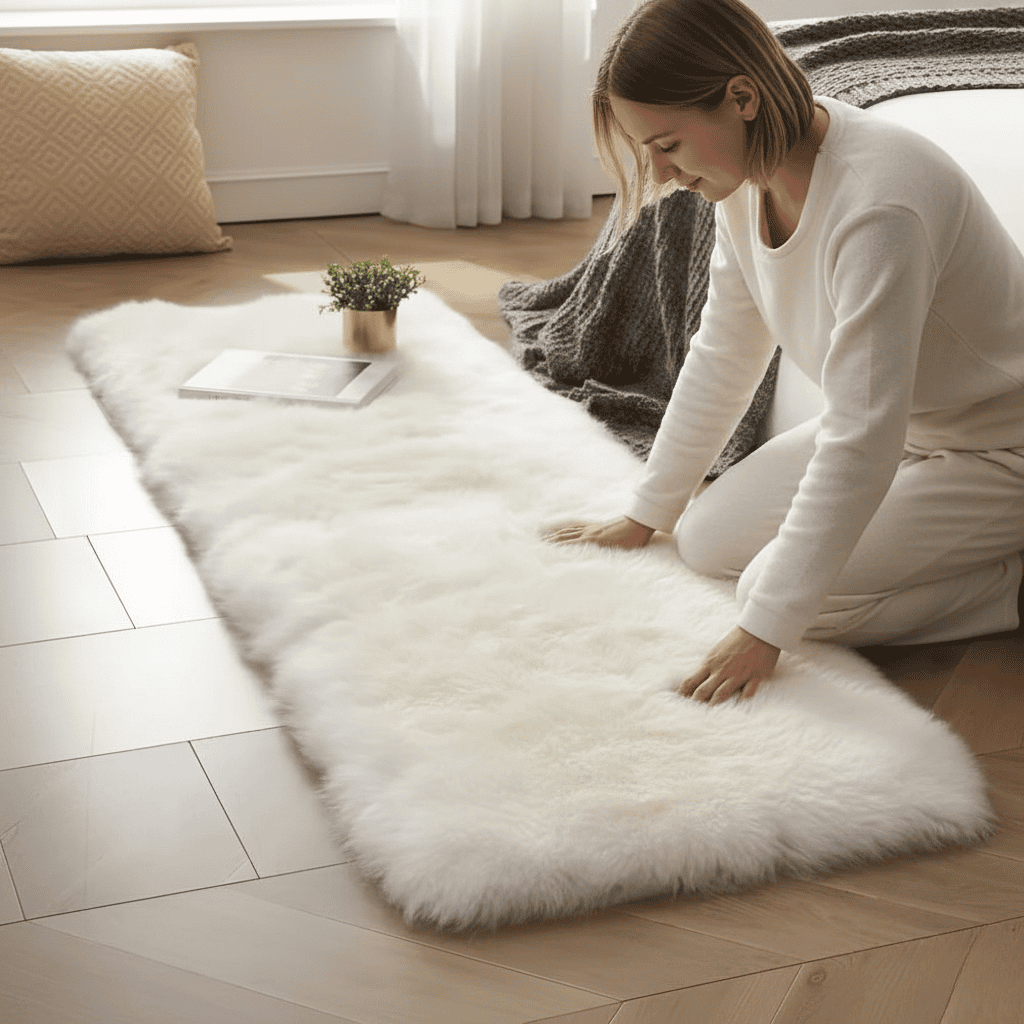 Fluffy Velvet Sofa Cover for Elegant Protection