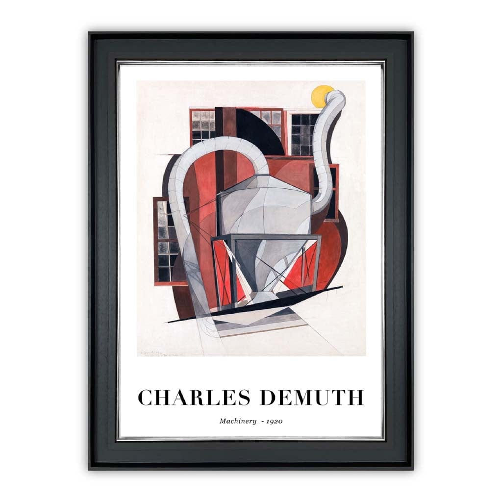 Digitally Optimized Art Print of Charles Demuth's Machines - 1920