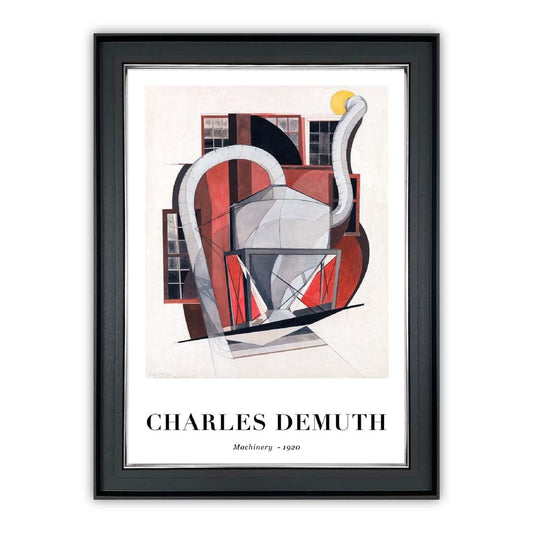 Digitally Optimized Art Print of Charles Demuth's Machines - 1920