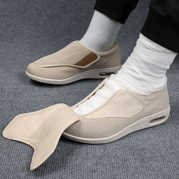 Extra Wide Memory Foam Walking Shoes with Spacious Toe Box