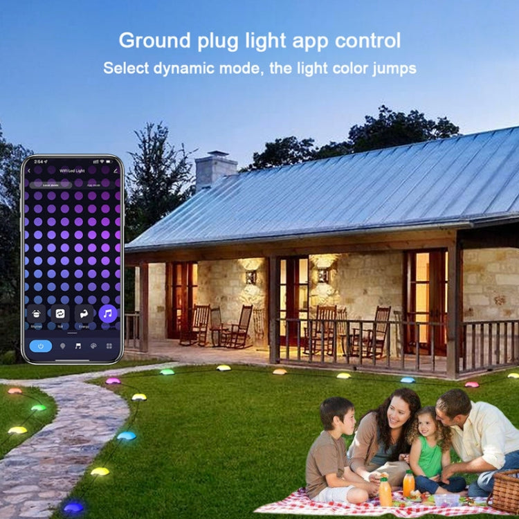 Outdoor Smart RGB Garden Lights with APP Control and Music Sync