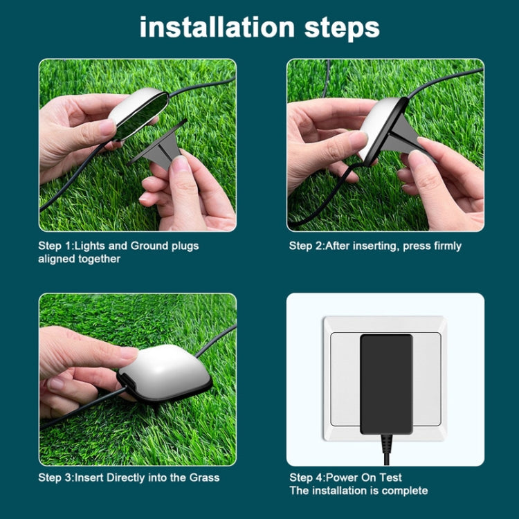 Outdoor Smart RGB Garden Lights with APP Control and Music Sync
