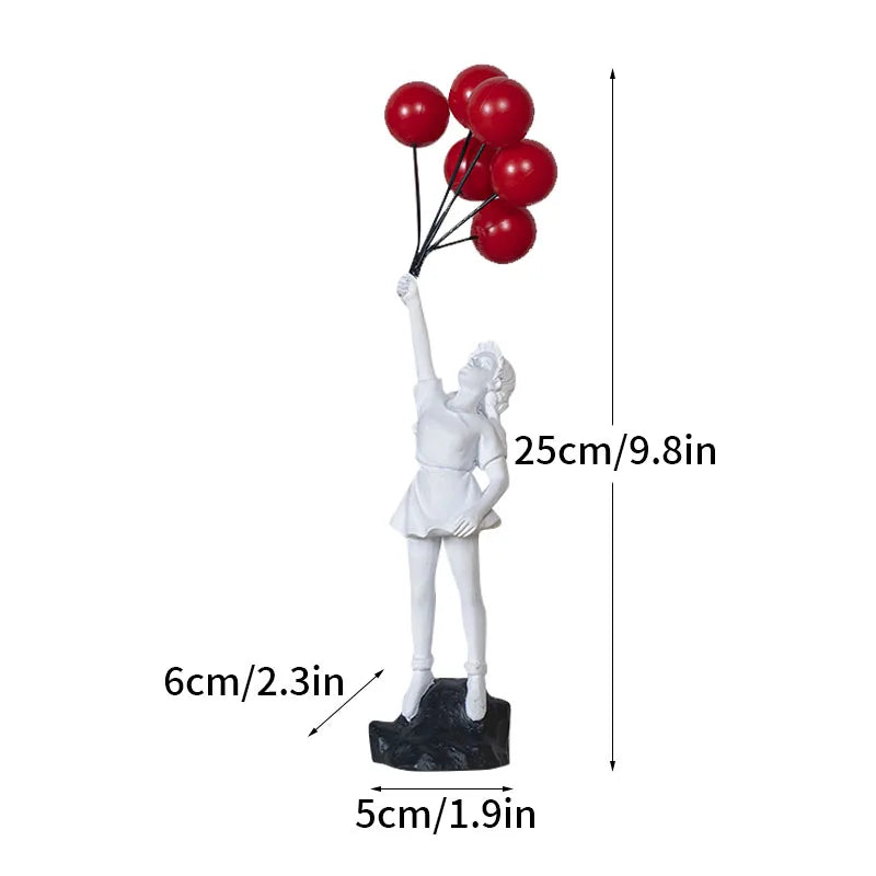 Banksy Inspired Flower Thrower Sculpture