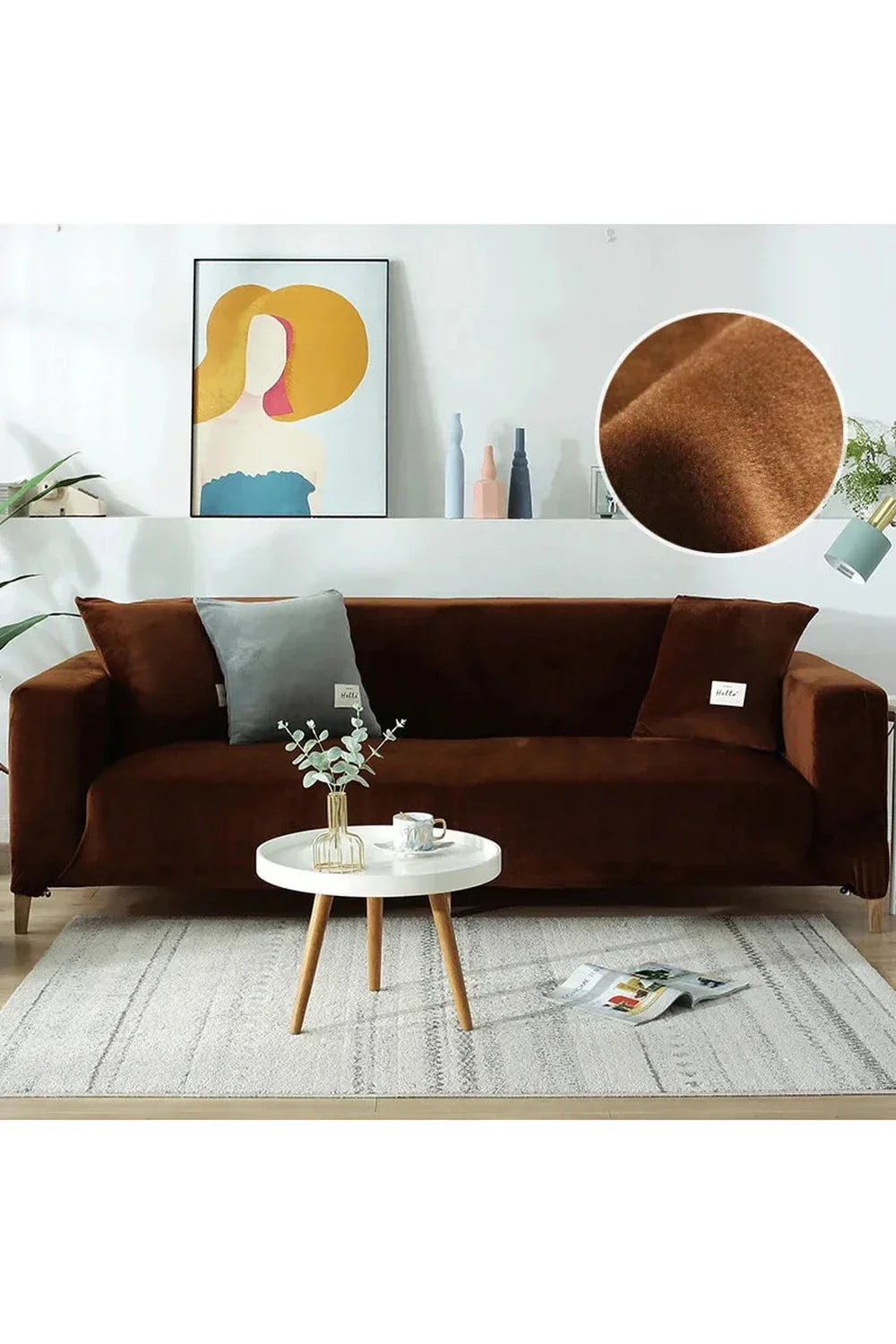 Stretch Polyester Armchair Sofa Cover