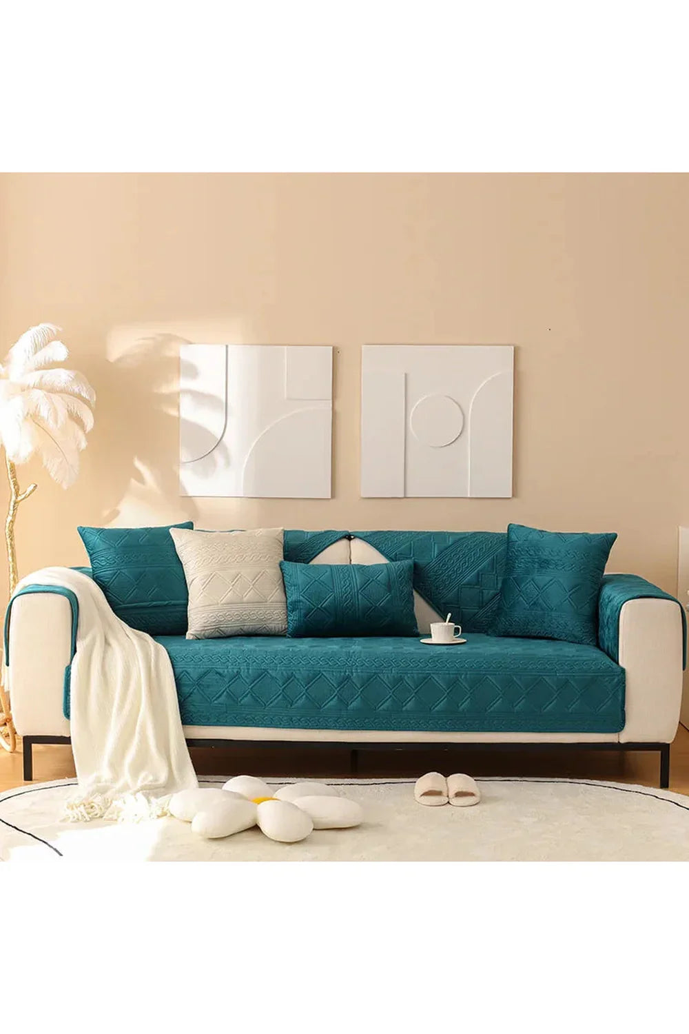 Dutch Velvet Polyester Sofa Cover