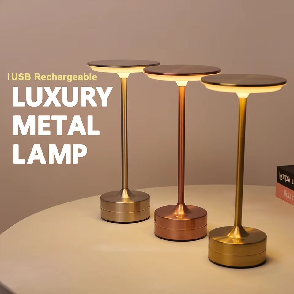 USB Rechargeable Touch Sensor LED Table Lamp