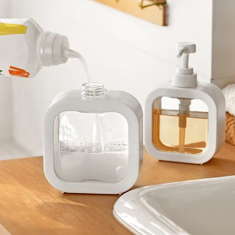 Minimalist Nordic Soap Dispenser in Durable ABS and PVC