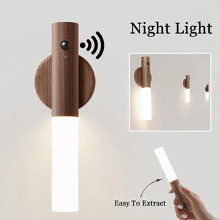 Magnetic LED Motion Sensor Night Light with Warm Colors
