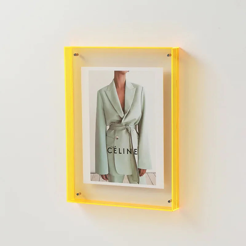 Double-Sided Acrylic Photo Frame for Two Pictures